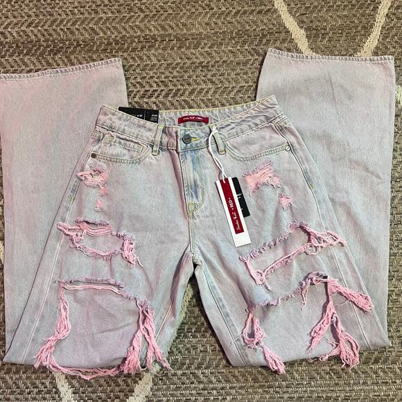 Smoke Rise Alex Mid Rise Wide Leg Curvy fit jean Sz 26 - Picture 4 of 6